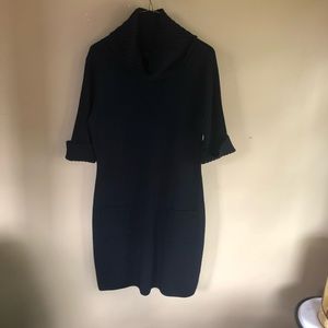 Per se cowl neck sweater dress